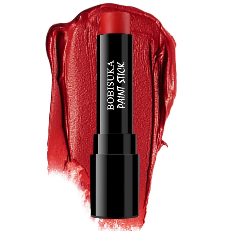 Red Body Face Paint Stick, Sweatproof Eye Black Stick