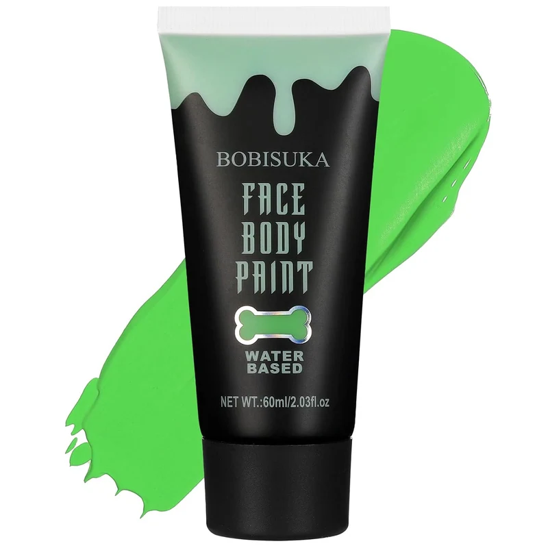 Light Green Face Body Paint, Washable