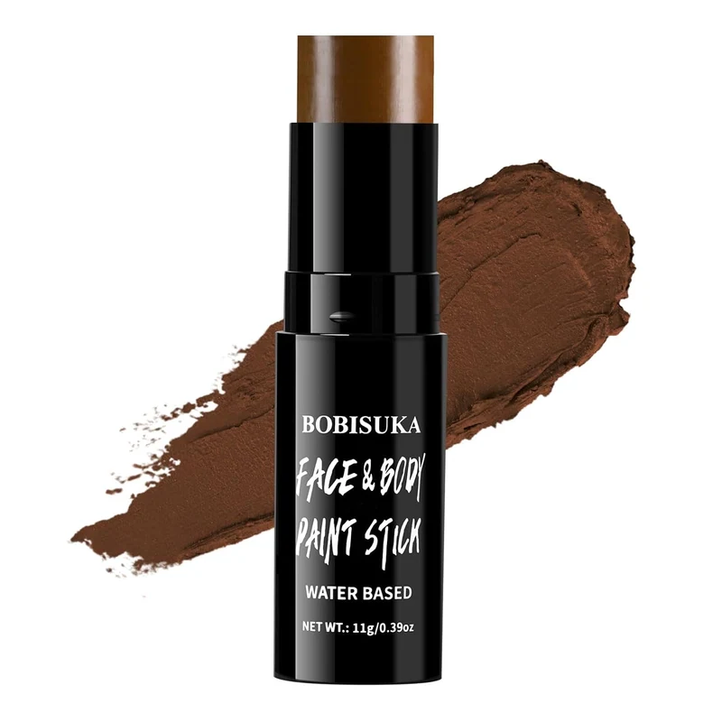 Brown Face Body Paint Stick Washable Water-Based Face Paint Makeup