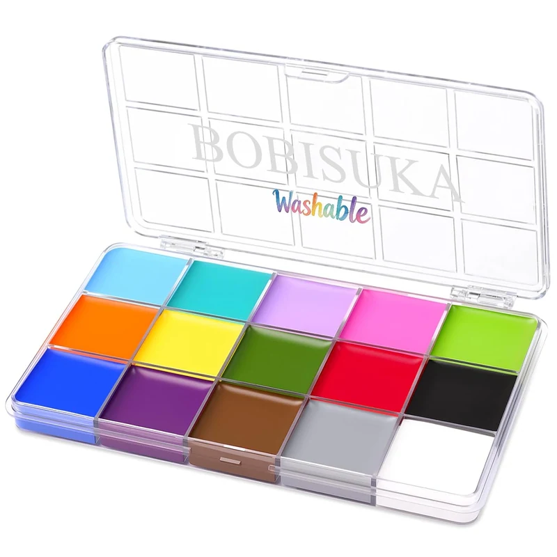 15 Color Face Body Paint Palette