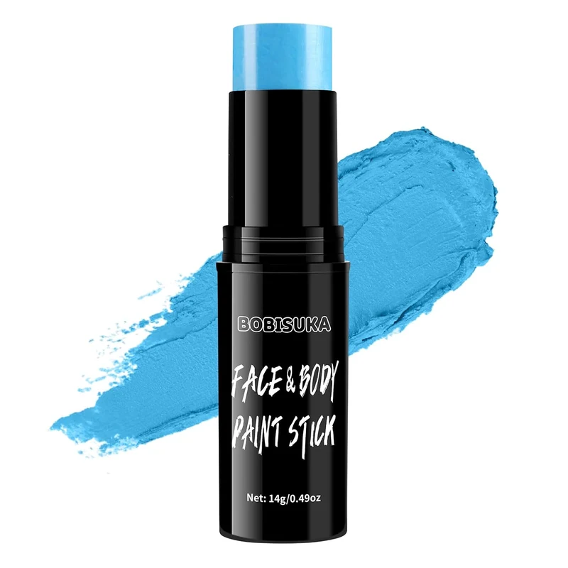 Light Blue Face Body Paint Stick Washable Water-Based Face Paint