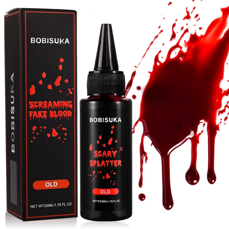 Halloween Fake Blood, Old Fake Blood 1.76oz