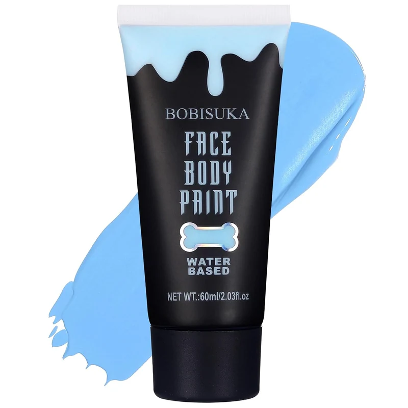 Light Blue Face Body Paint, Washable