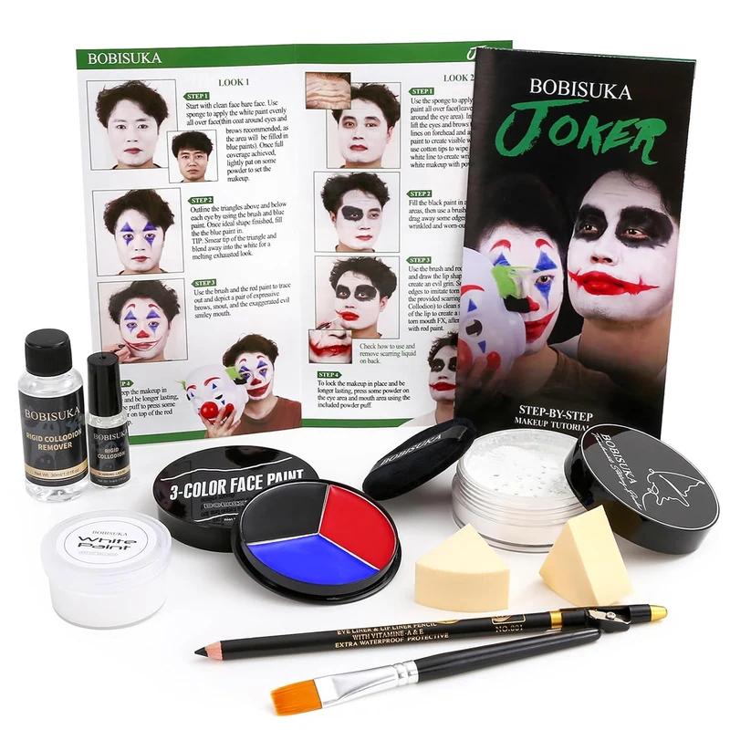Halloween Joker/Clown Makeup