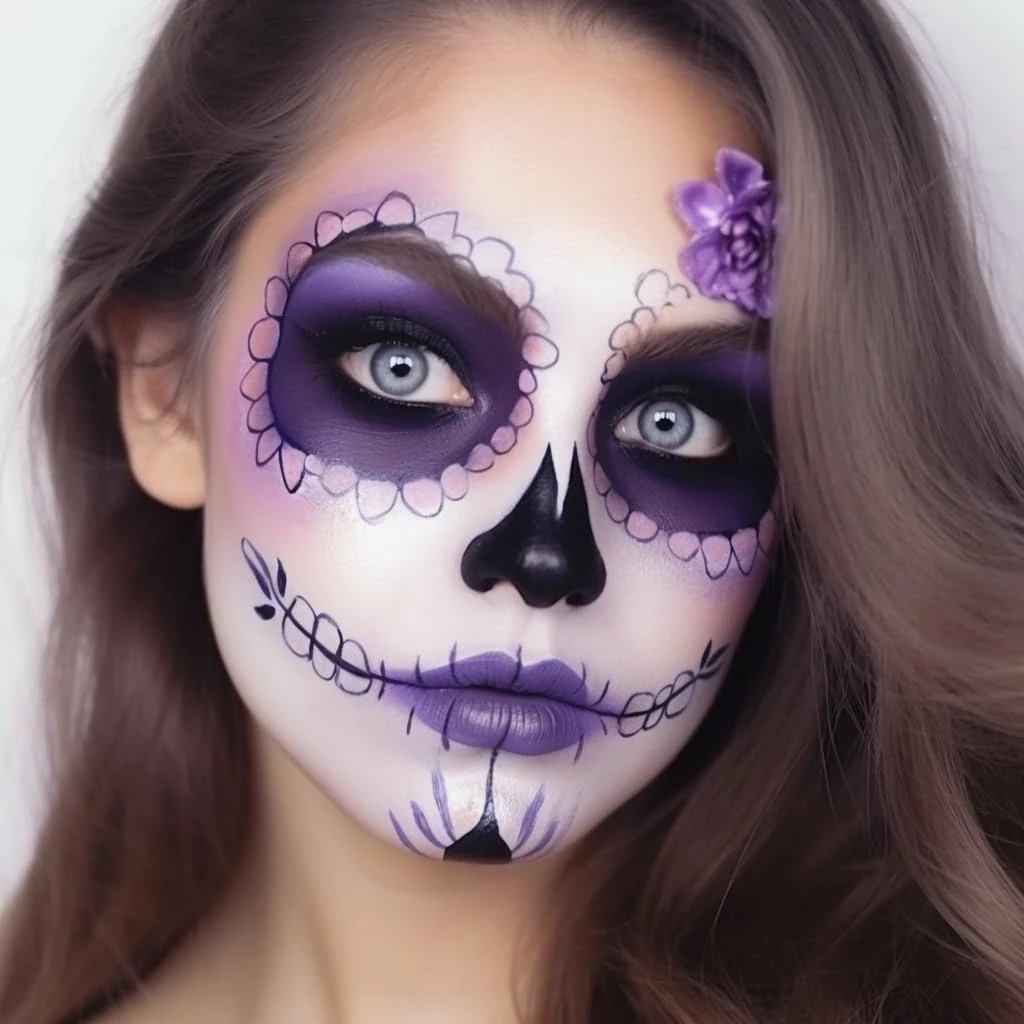 Day of the Dead makeup from the BOBISUKA range