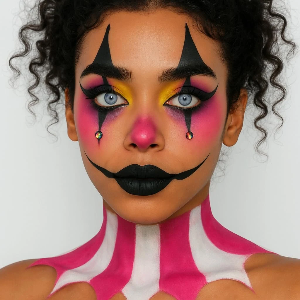 Clown & Jester makeup from the BOBISUKA range