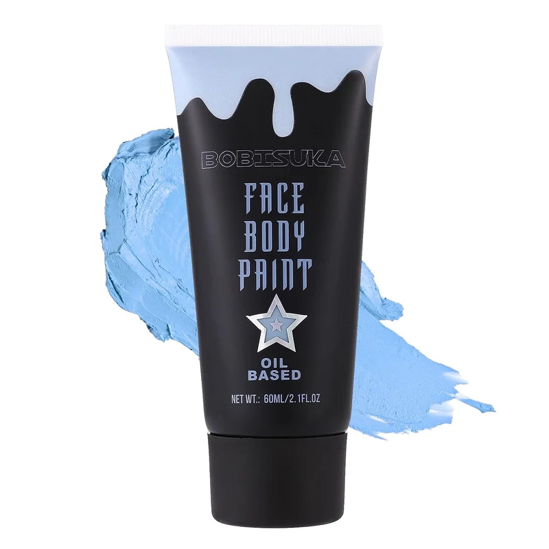 Light Blue Face Body Paint, 2.1 Fl.oz